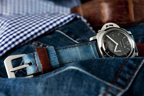 jeans strap panerai|where to buy panerai straps.